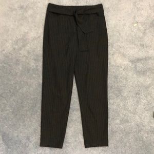 Dynamite black pinstripe pants size 6